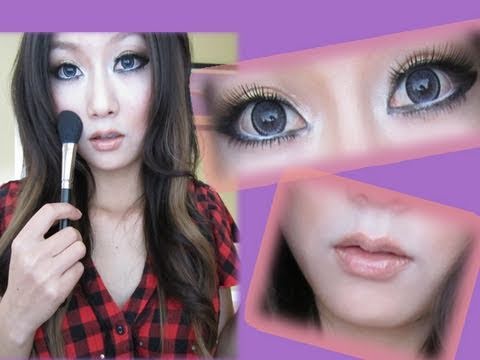 ?Japanese Gyaru Inspired Makeup Tutorial... ?Japanese Gyaru Inspired Makeup Tutorial...