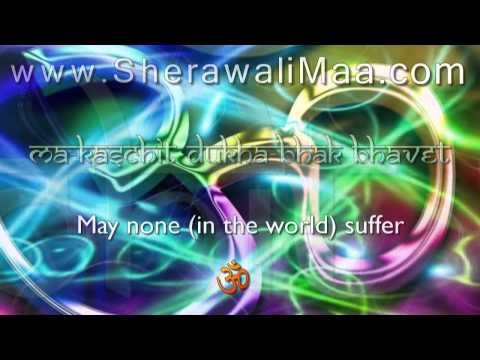 Shanti / Peace Mantra - lyrics + Translation -...