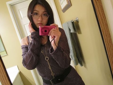 Outfit Of The Day --- Loose See-through Sweater &... Outfit Of The Day --- Loose See-through Sweater &...